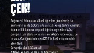 Çavuşoğlu Elini AÖA’dan Çek!