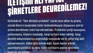 İletişim Kamusal Bir Haktır, Özelleştirilemez! İletişim Altyapısı Şirketlere Devredilemez!