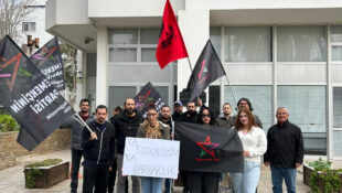 Bağımsızlık Yolu’ndan ABD Temsilciliği Önünde Venezuela Eylemi