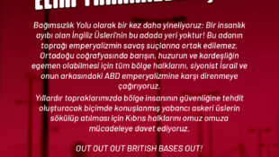 İngiltere Elini Yakamızdan Çek!