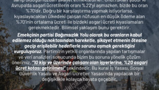 Asgari Ücretli Sayısı Kotaya Bağlansın!